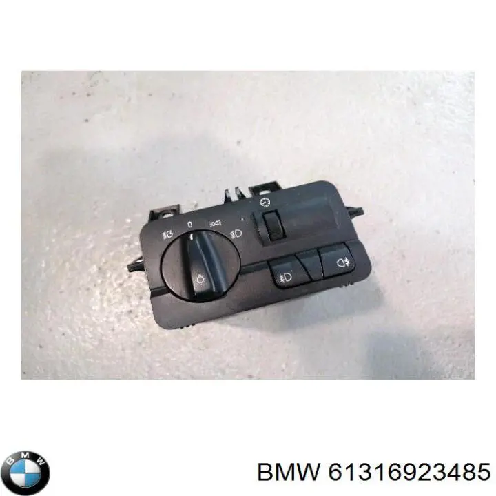 61316923485 BMW comutador das luzes no "painel de instrumentos"