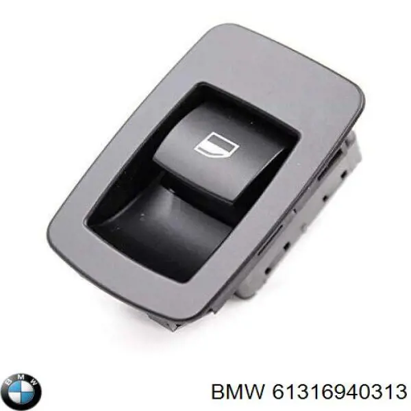61316951956 BMW кнопка включения мотора стеклоподъемника передняя правая