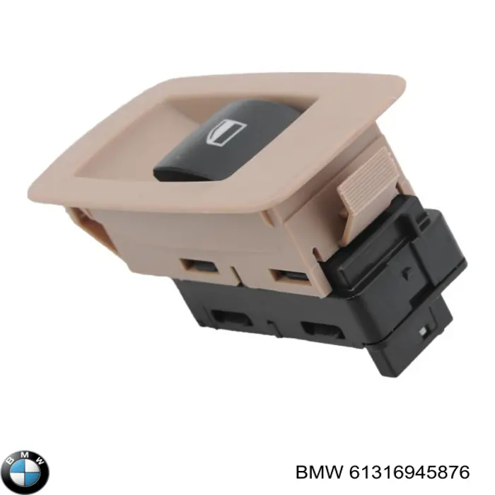 61316945876 BMW botão traseiro direito de ativação de motor de acionamento de vidro