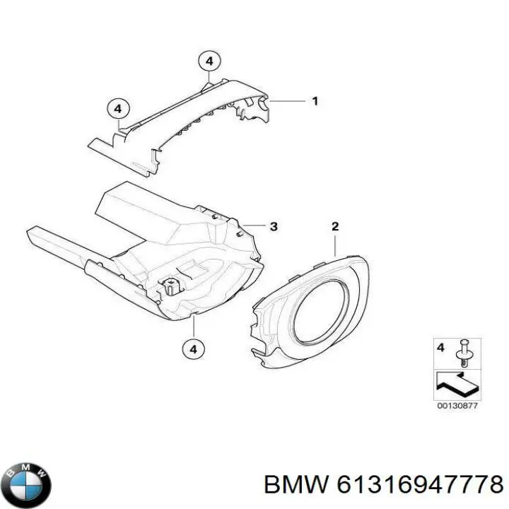 61316947778 BMW 