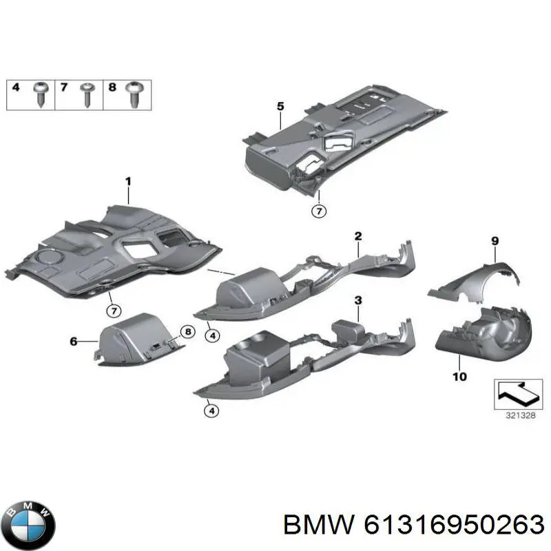 61316950263 BMW 