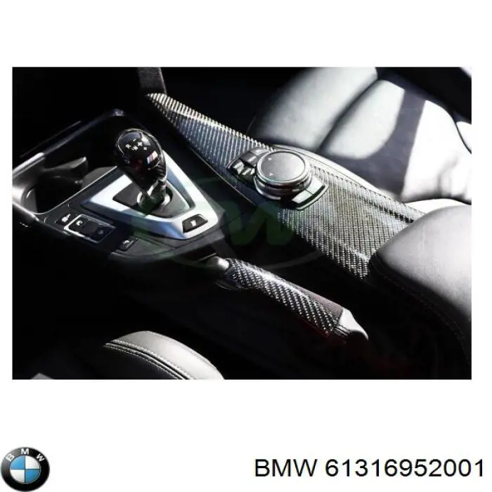 61316952001 BMW botão dianteiro direito de ativação de motor de acionamento de vidro