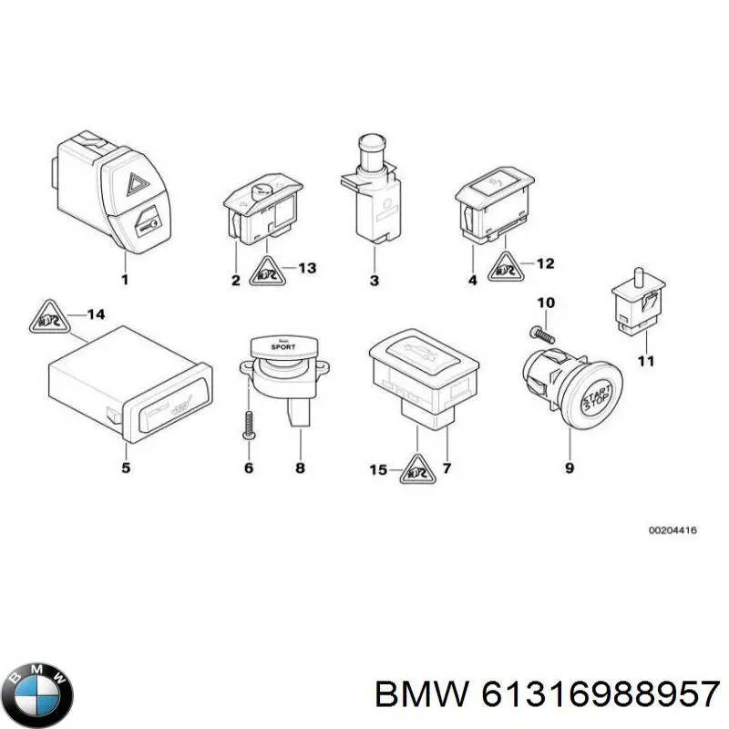  61316988957 BMW