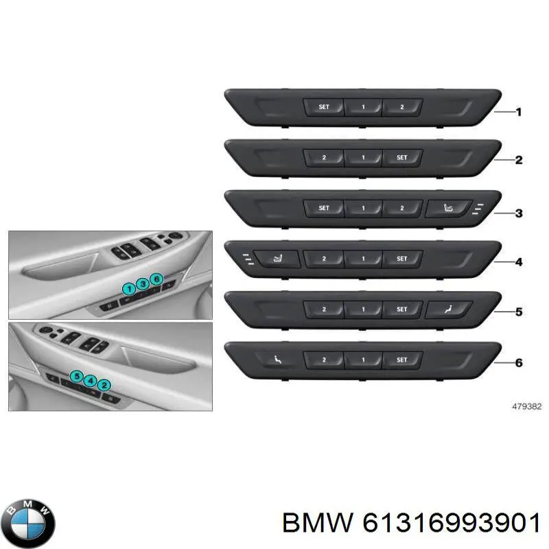 BMW 61316993901 цена, от 80.30 USD
