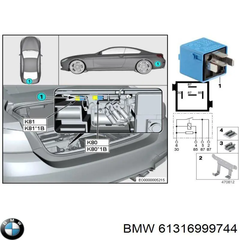 Купить 61316999744 BMW 