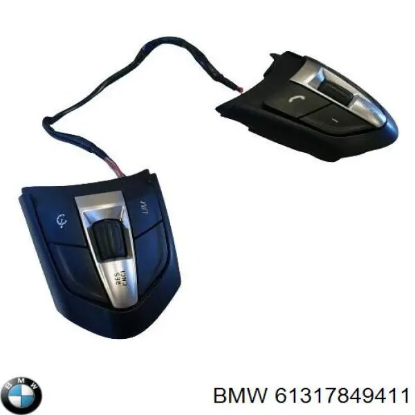 Блок кнопочных переключателей рулевого колеса BMW 61317849411
