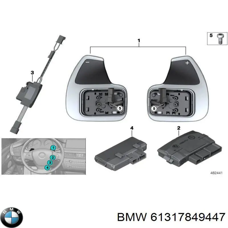 61317849447 BMW 