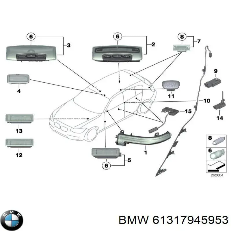 61317945953 BMW 