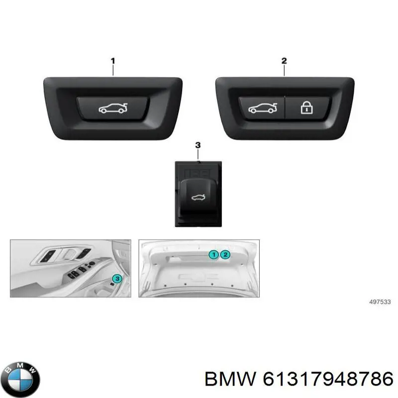 61317948786 BMW 