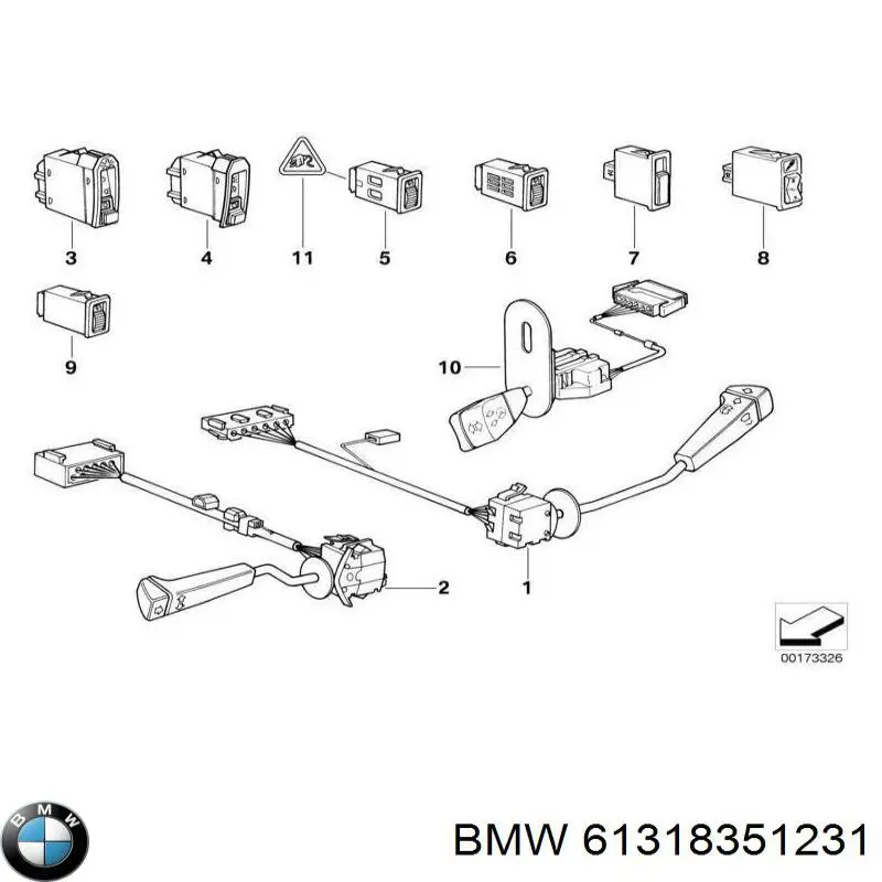 61318351231 BMW 