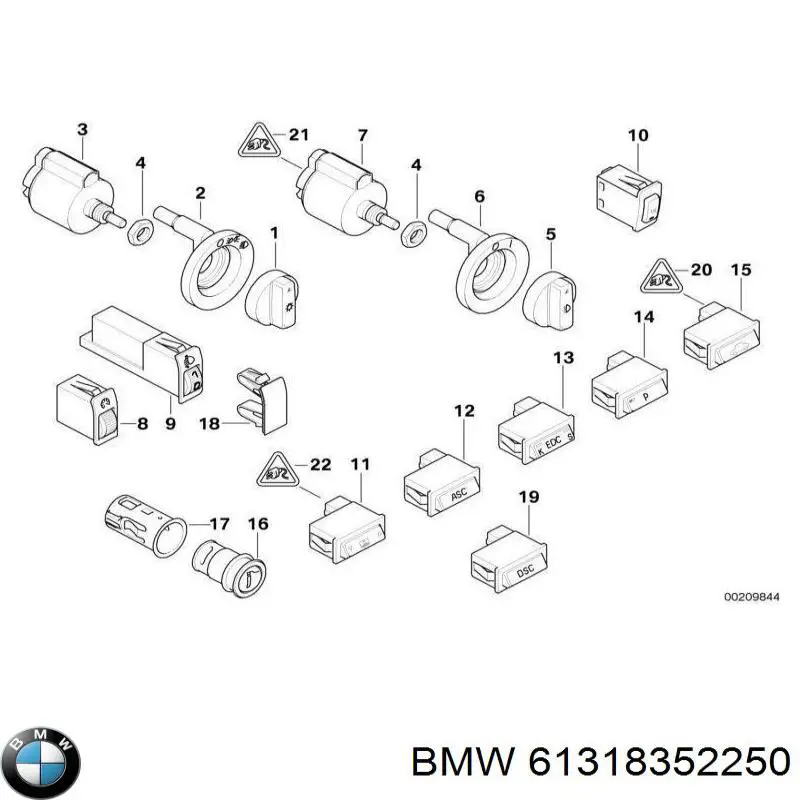 Купить 61318352250 BMW 