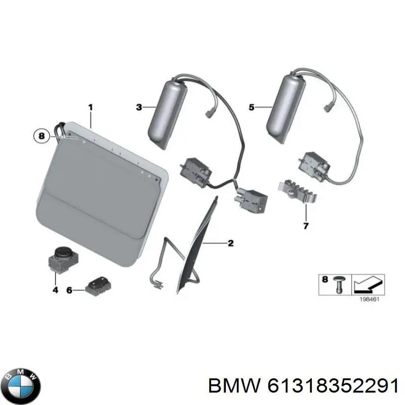  BMW 61318352291 цена, от 12.42 USD