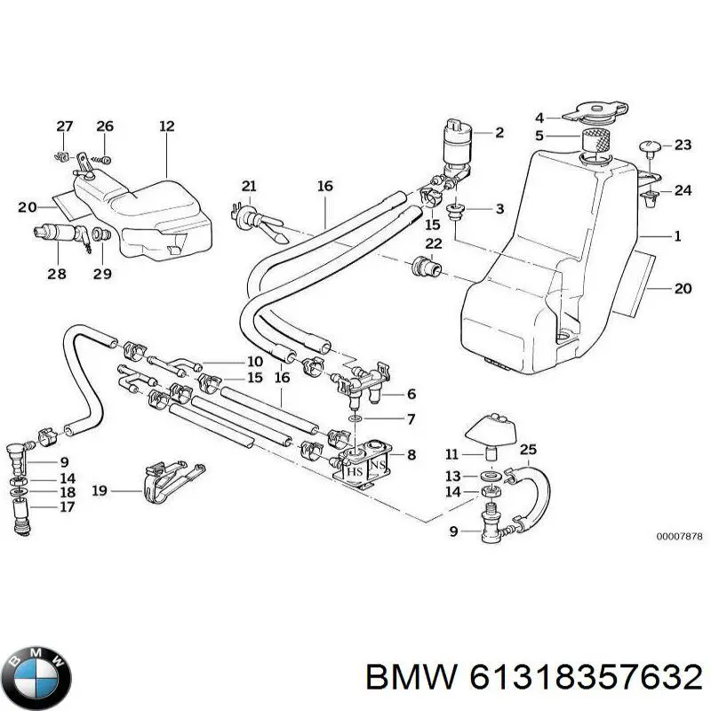  BMW 61318357632 цена, от 11.29 USD