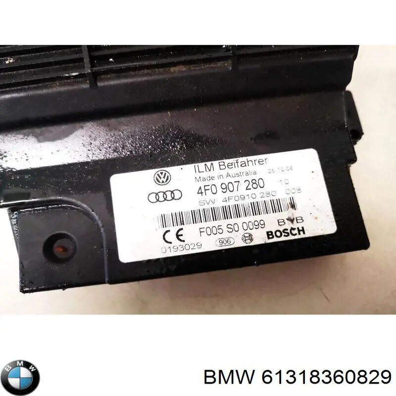 Кнопочный блок управления стеклоподъемником передний левый 61318360829 BMW