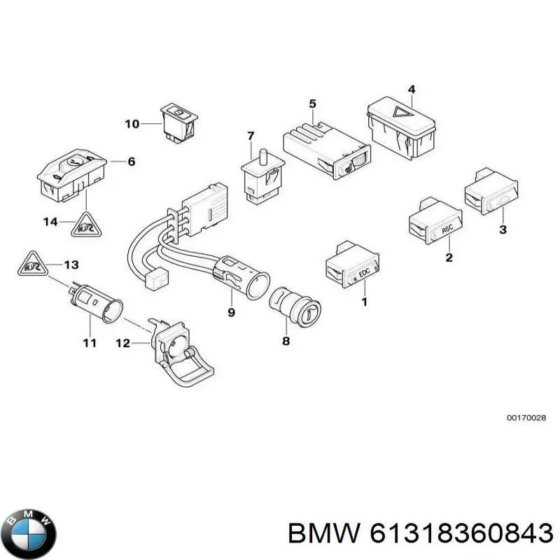  61318360843 BMW