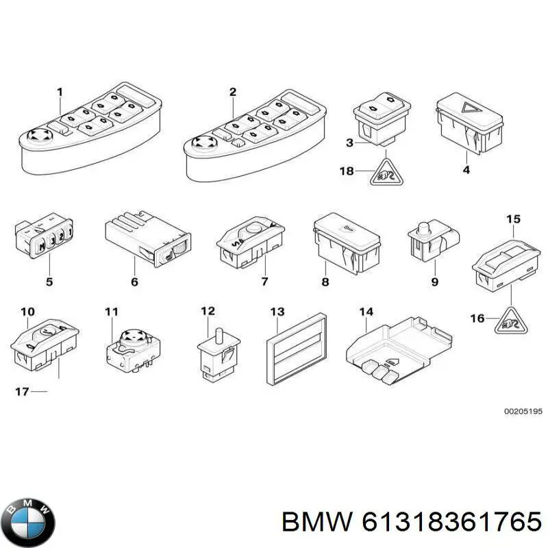  61318361765 BMW