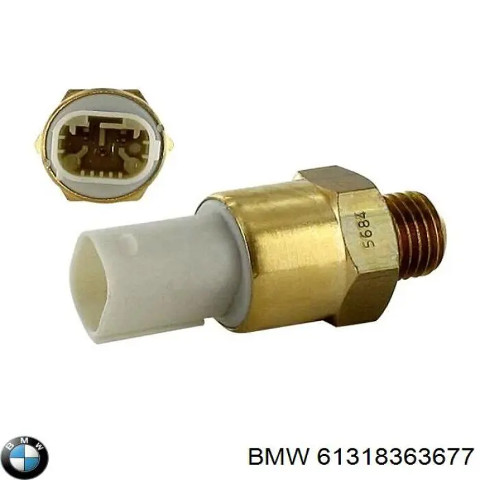 Купить 61318363677 BMW Датчик включения вентилятора радиатора 