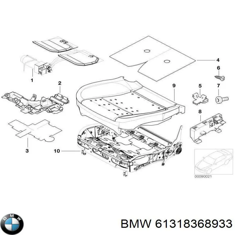  BMW 61318368933