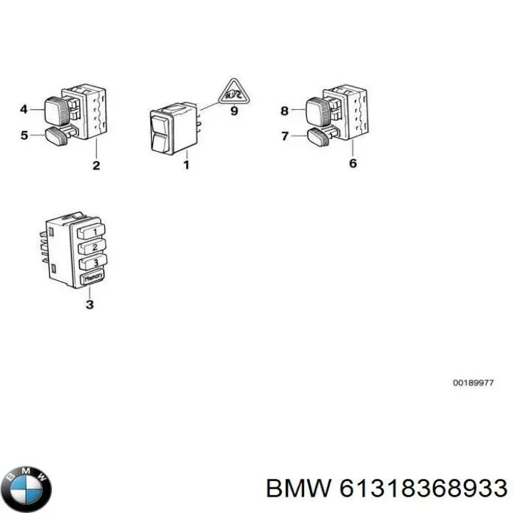  BMW 61318368933 цена, от 19.00 USD