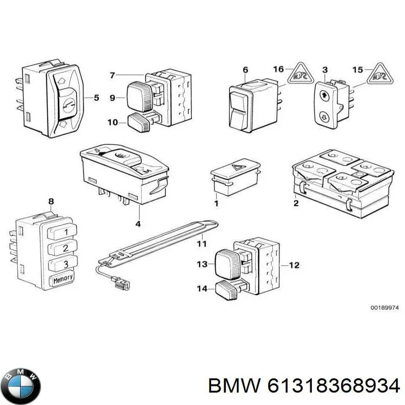  BMW 61318368934 цена, от 301.90 USD