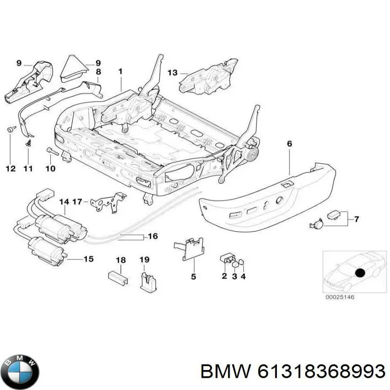  BMW 61314101871 цена, от 89.76 USD