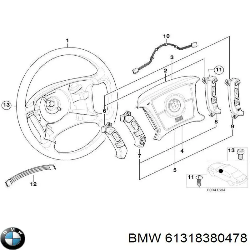 61318380478 BMW 