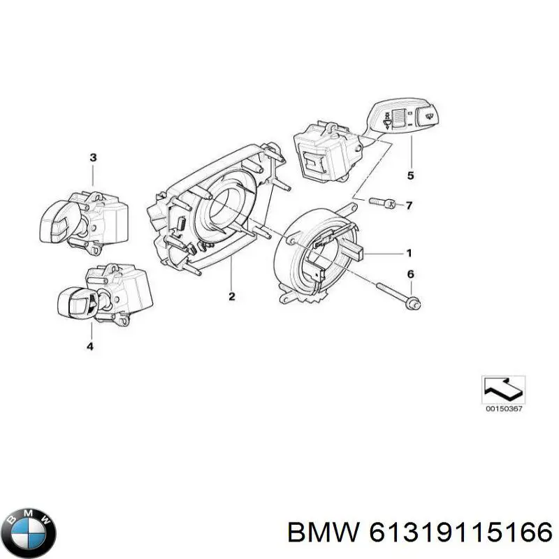 61319115166 BMW 