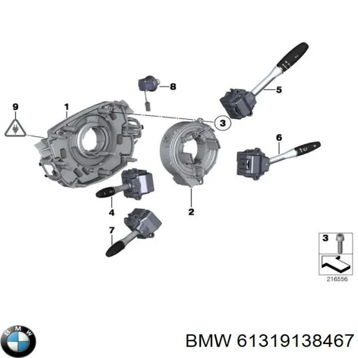 61319138467 BMW 