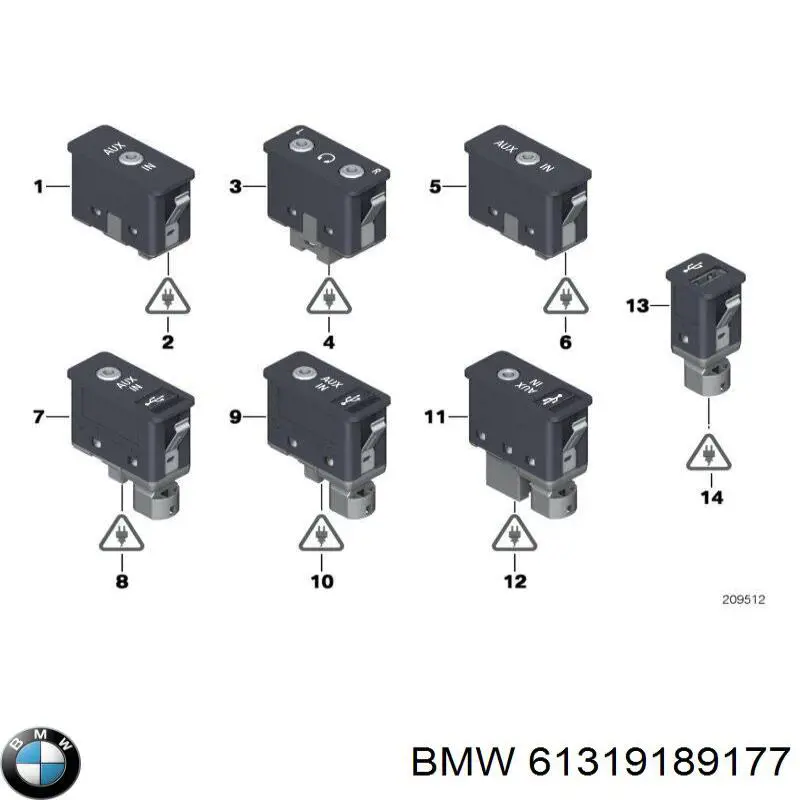 61319189177 BMW