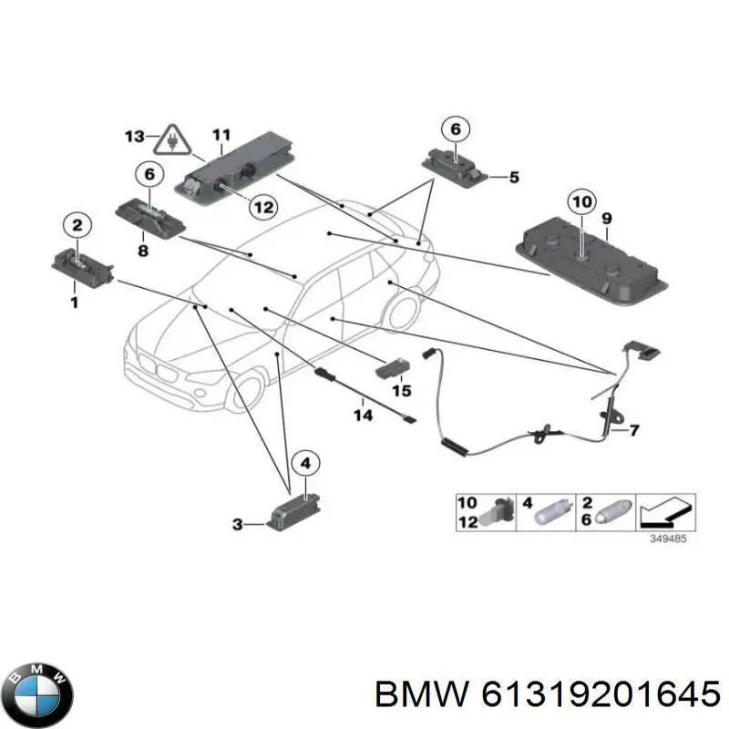 61319201645 BMW 