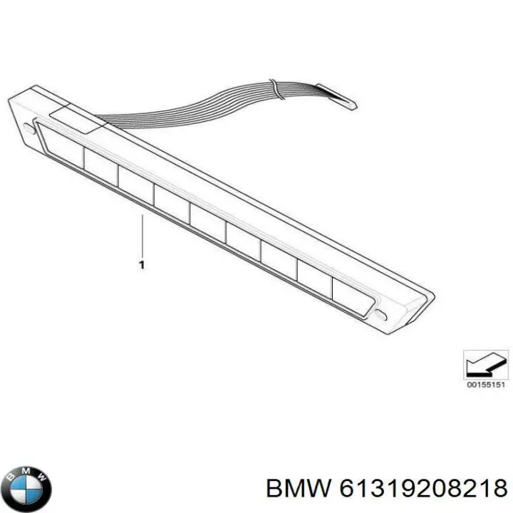 Блок кнопок центральной консоли BMW 61319208218 цена, от 8.44 USD