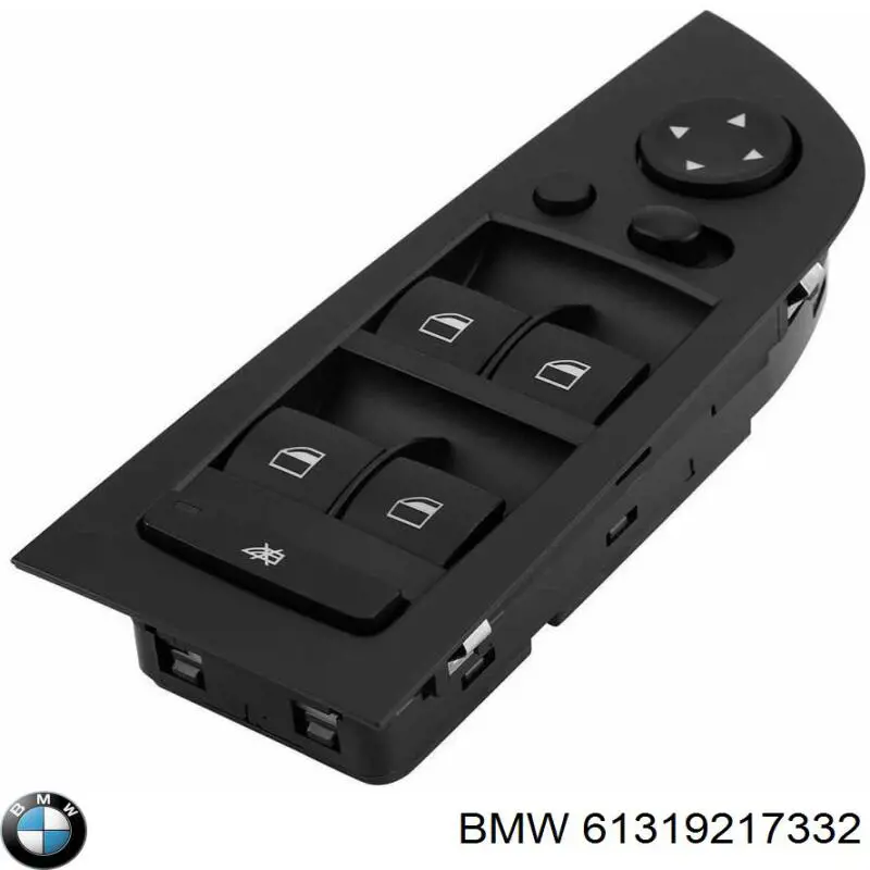 61319217332 BMW unidade de botões dianteira esquerda de controlo de elevador de vidro