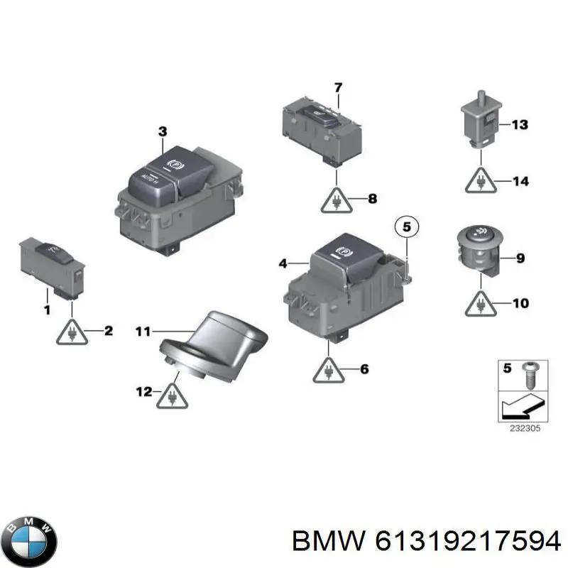 61319217594 BMW