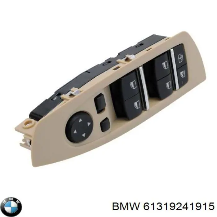 61319241915 BMW unidade de botões dianteira esquerda de controlo de elevador de vidro