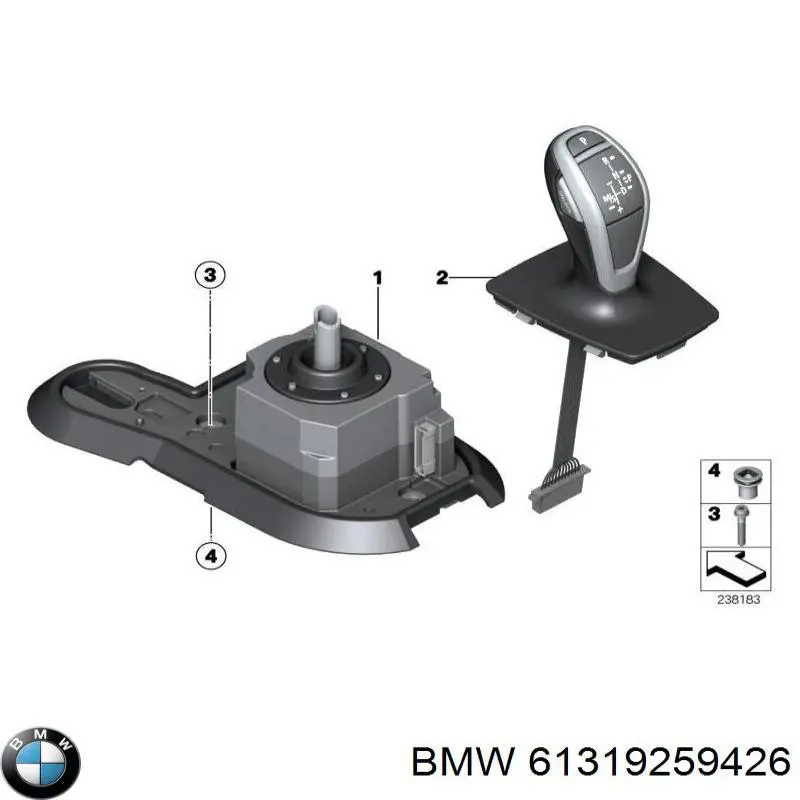 Механизм выбора (переключения) передач на BMW X1 (E84) купить.