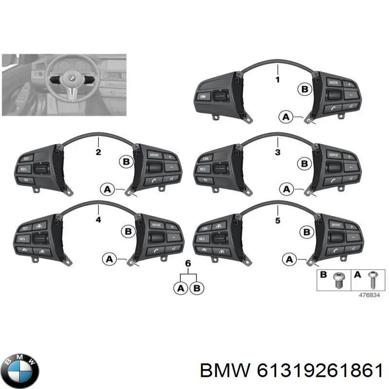 61319261861 BMW