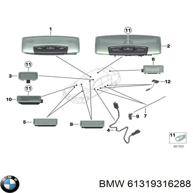 Купить 61319316288 BMW 