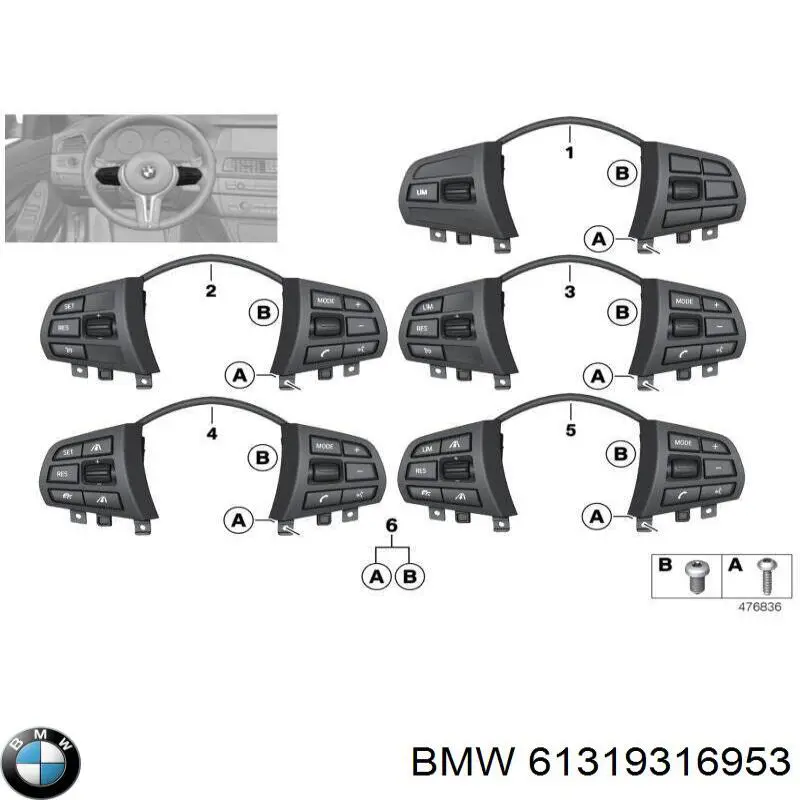 61319316953 BMW 