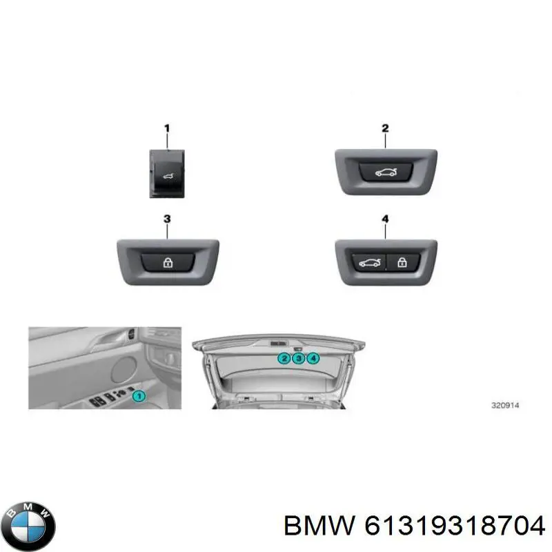 61319318704 BMW 