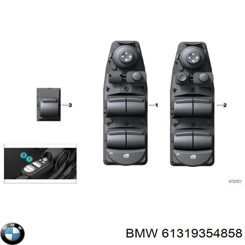  BMW 61319354858 цена, от 70.54 USD