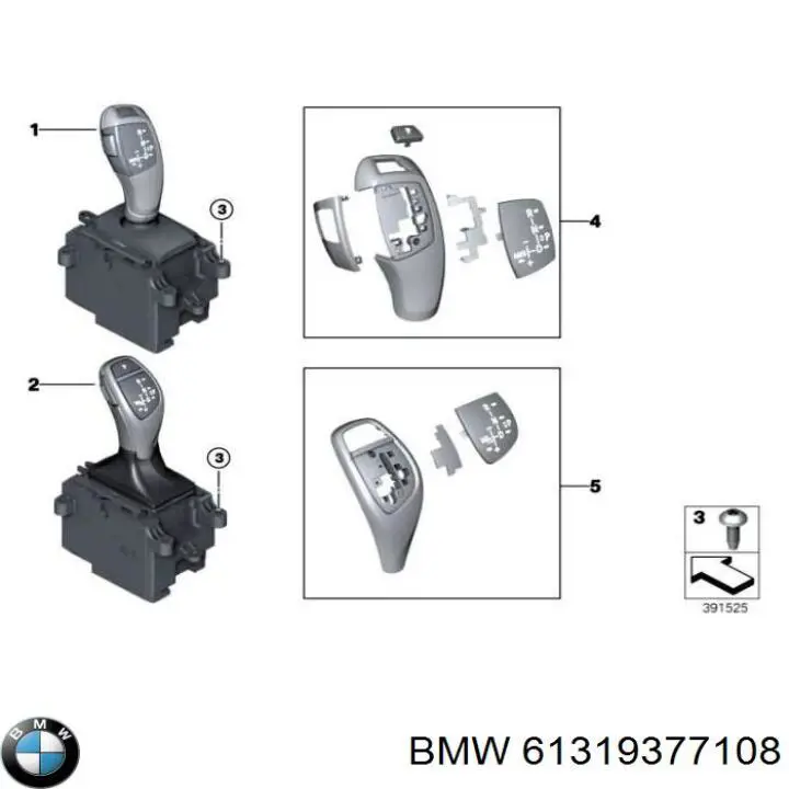 Механизм переключения передач BMW 61319325502 цена, от 164.70 USD