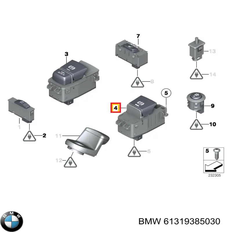 61319385030 BMW 