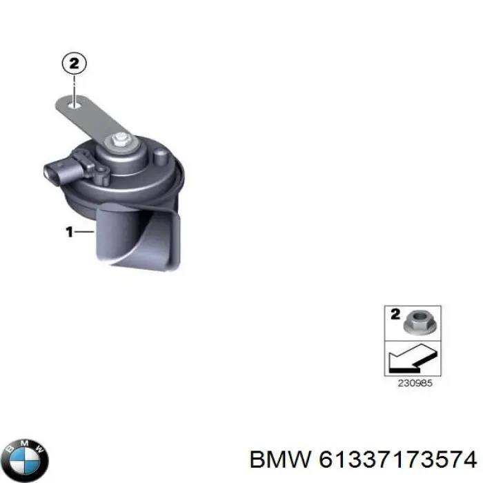 Звуковой сигнал 61337173574 BMW