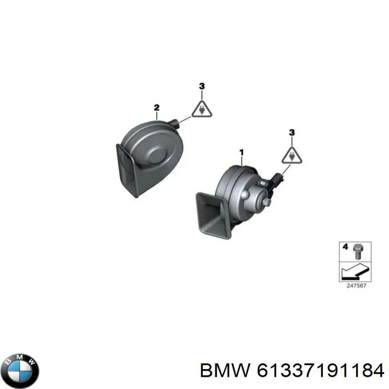  61337191184 BMW