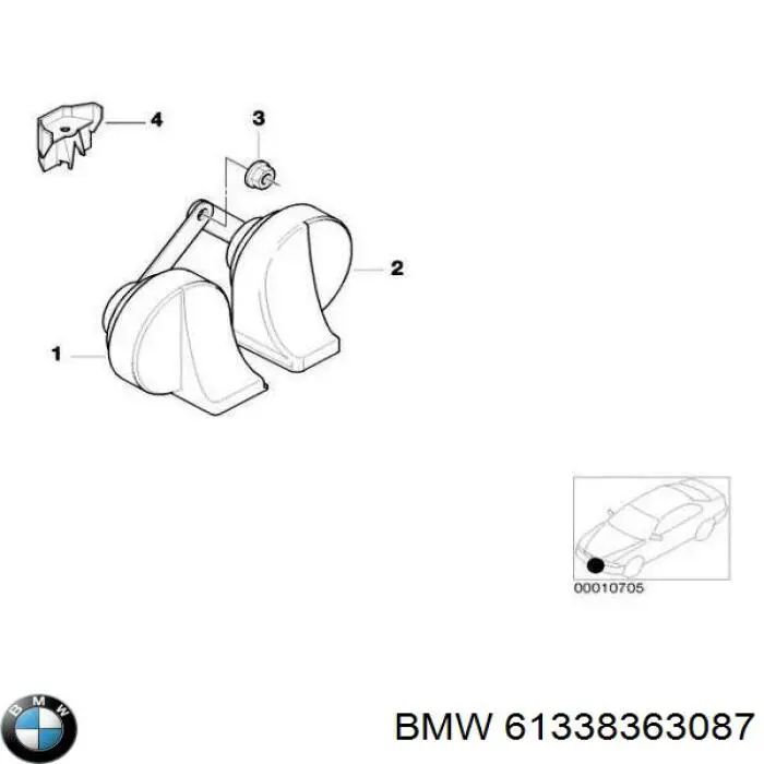 61338363087 BMW 