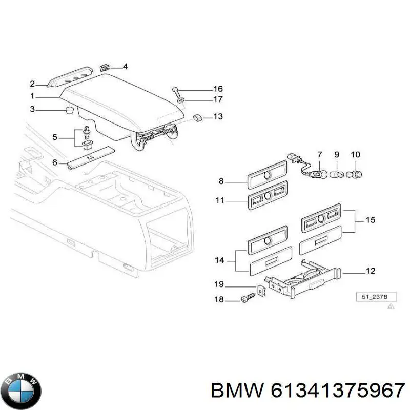  Acendedor de cigarros BMW 5 sedan (E34) (1987 - 1995) 