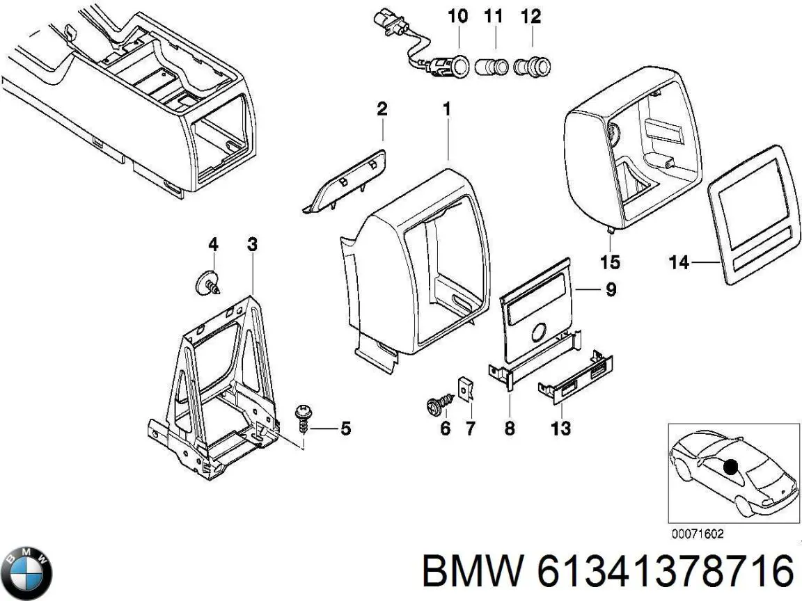  61341378716 BMW