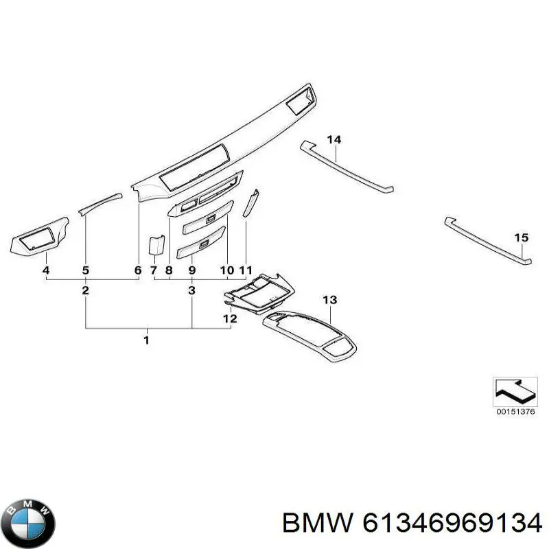 Купить Прикуриватель Бмв 5  E39