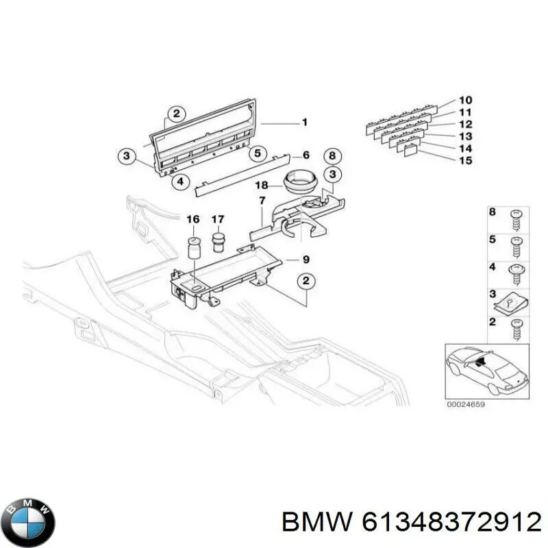 Розетка зажигалки BMW 61348372912 цена, от 12.42 USD