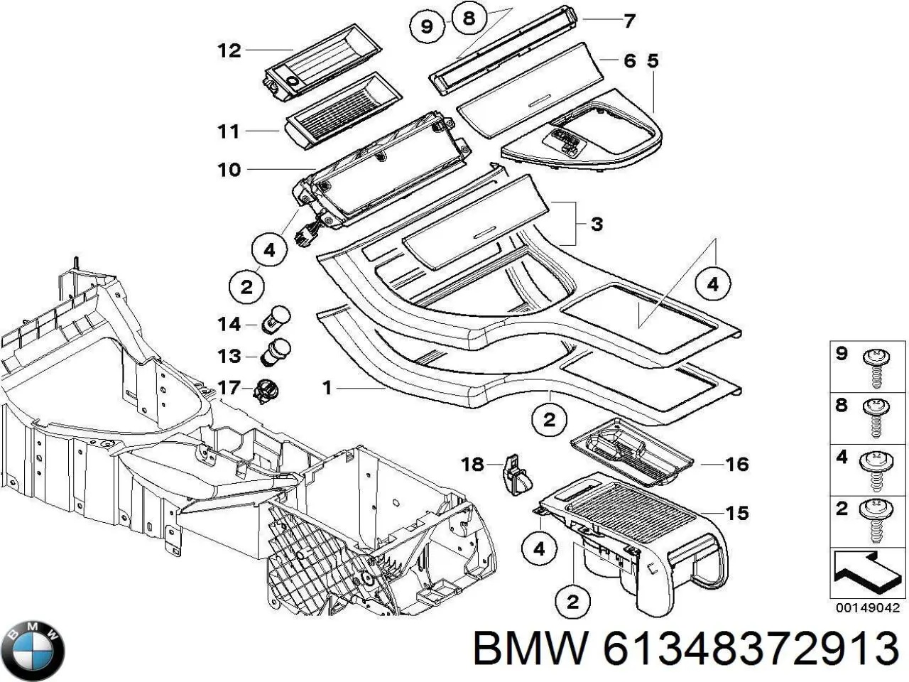  61348372913 BMW